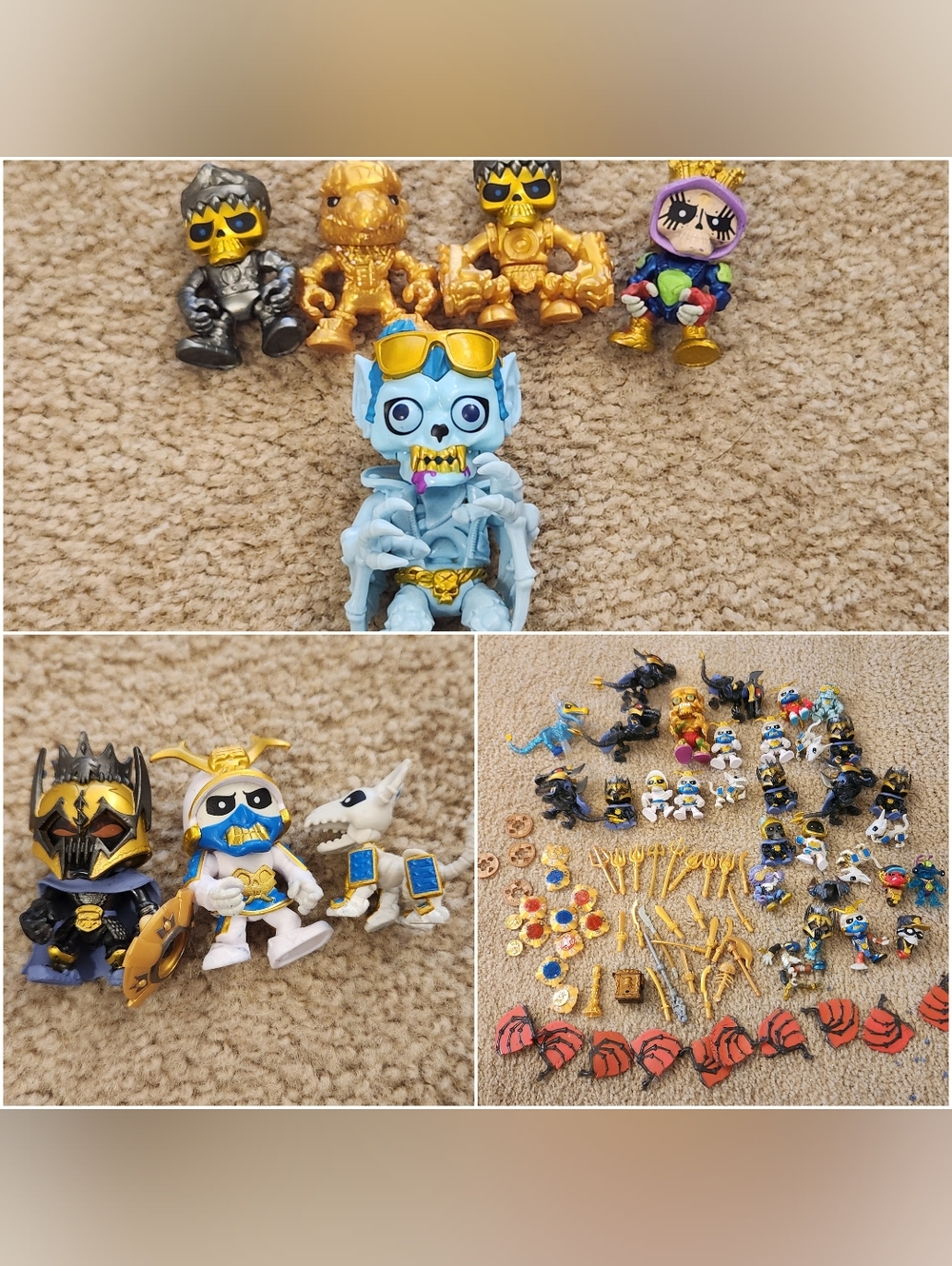 Huge Lot Of Treasure X‎ Toys Figurines Dragons Skulls Cats Weapons